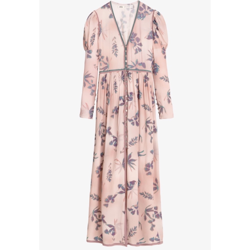 ZARA LIMITED EDITION PRINTED DRESS - Picture 12 of 12